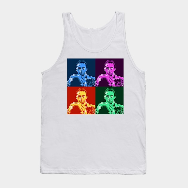 Pop Art Jesus Quintana Big Lebowski Tank Top by GIANTSTEPDESIGN